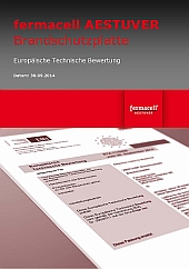 AESTUVER Brandschutzplatten erhalten Europäische Technische Bewertung